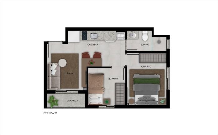 Planta UP Sports Home apartamento final 04